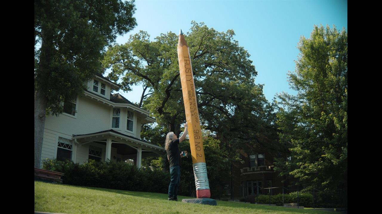 A Short Documentary About A Giant Pencil 