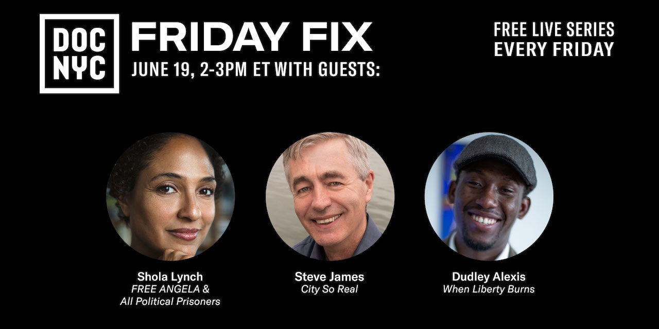 Event image featuring headshots of the event's thr