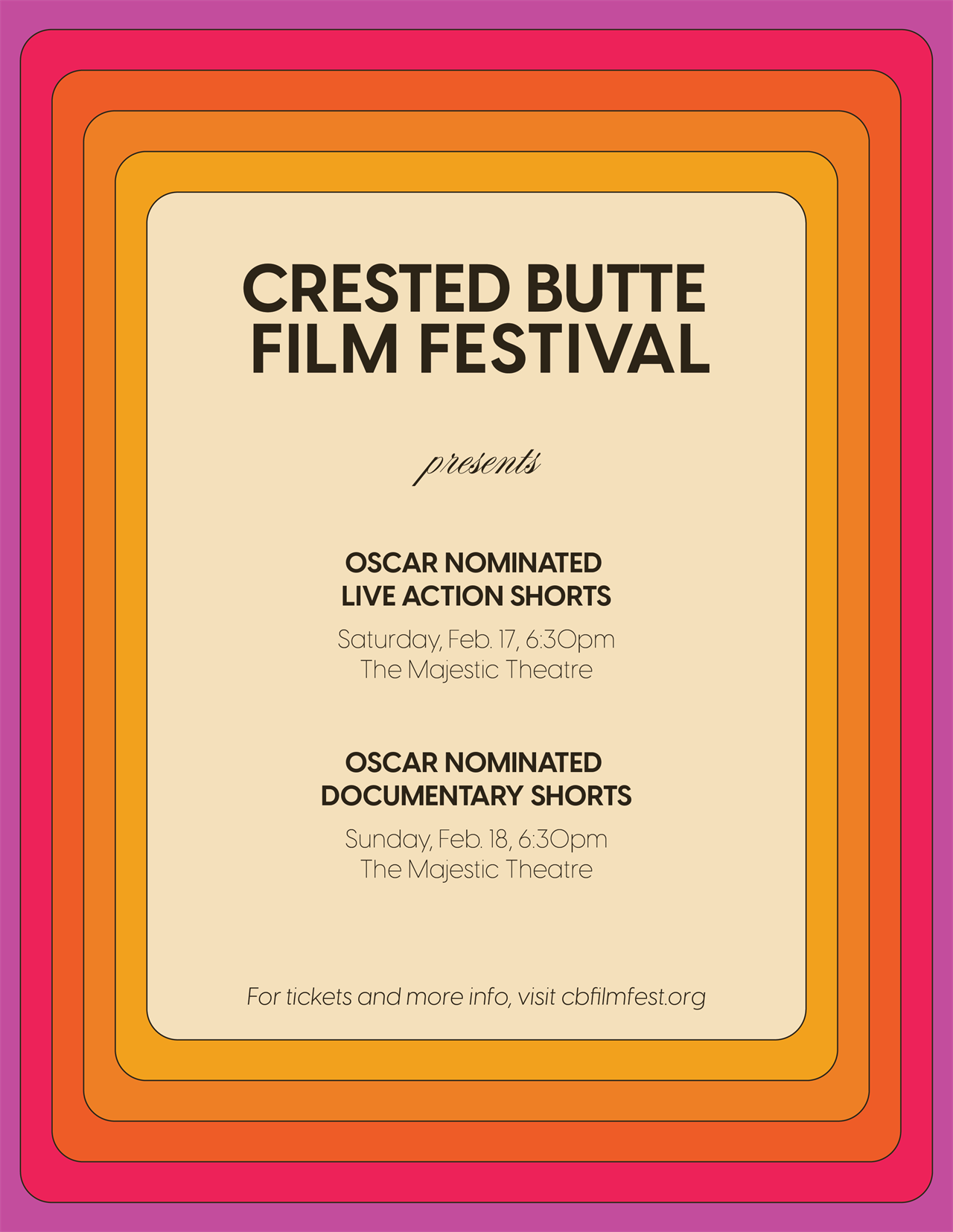 Majestic Theatre 2024 Oscar Nominated Live Action Shorts 1688